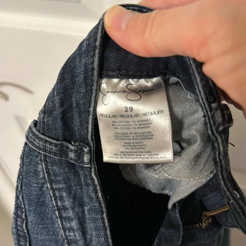Jessica Simpson wide leg Jeans. Size 29 - Picture 4 of 4